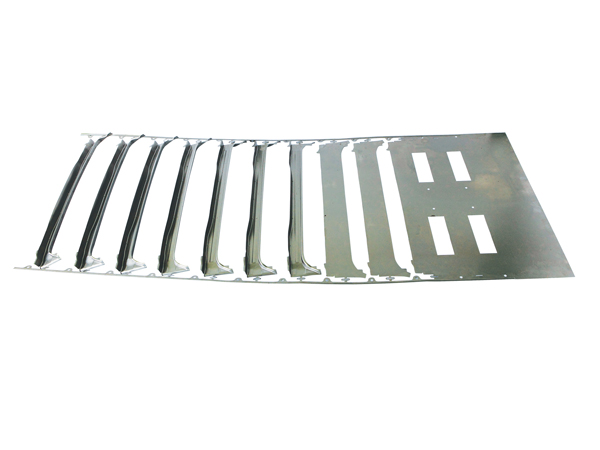 Display with materials