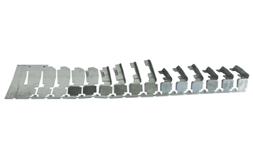 Display with materials